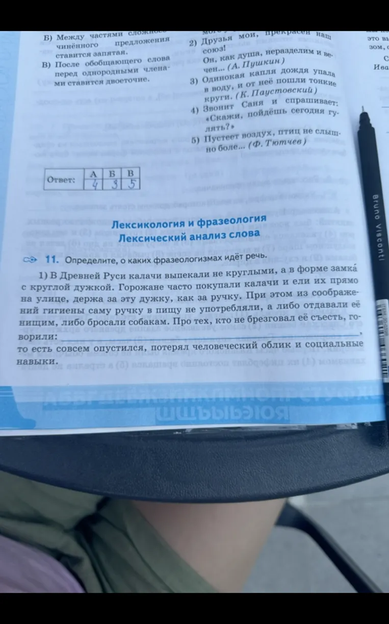 11. Определите, о каких фразеологизмах идёт речь.