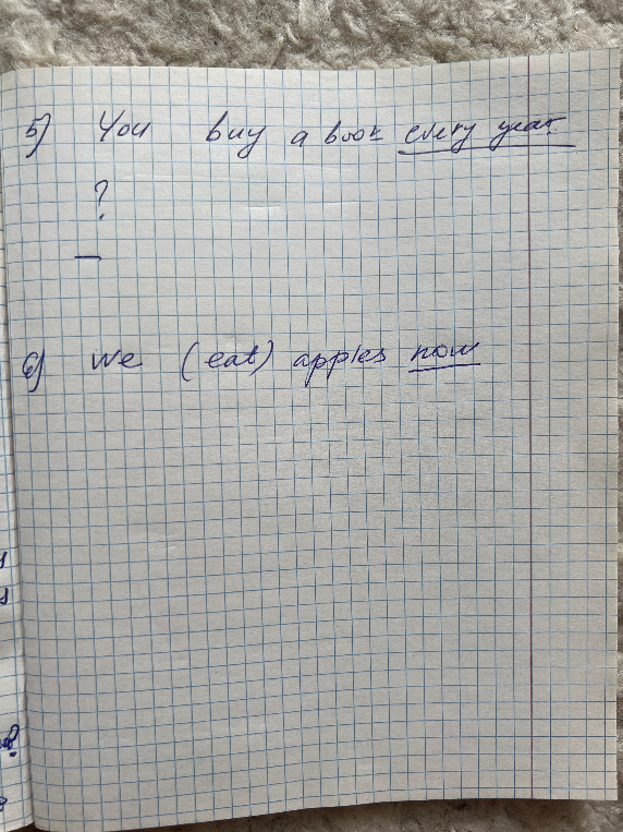 5) You buy a book every year?