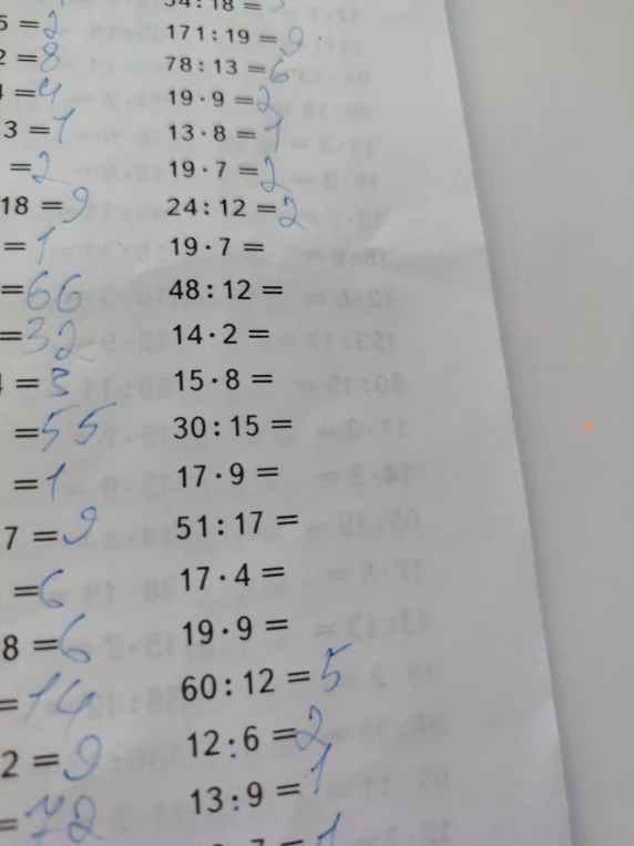 19 * 7 =