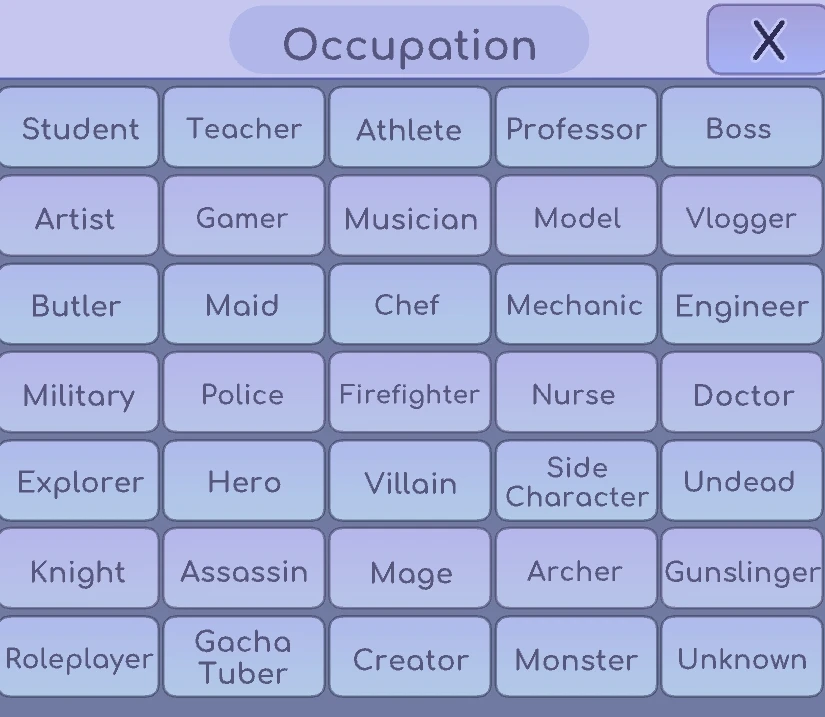 Occupation