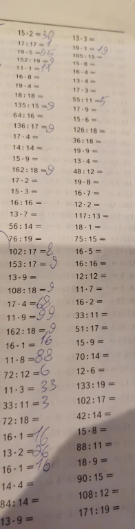 15 ⋅ 2 = 30