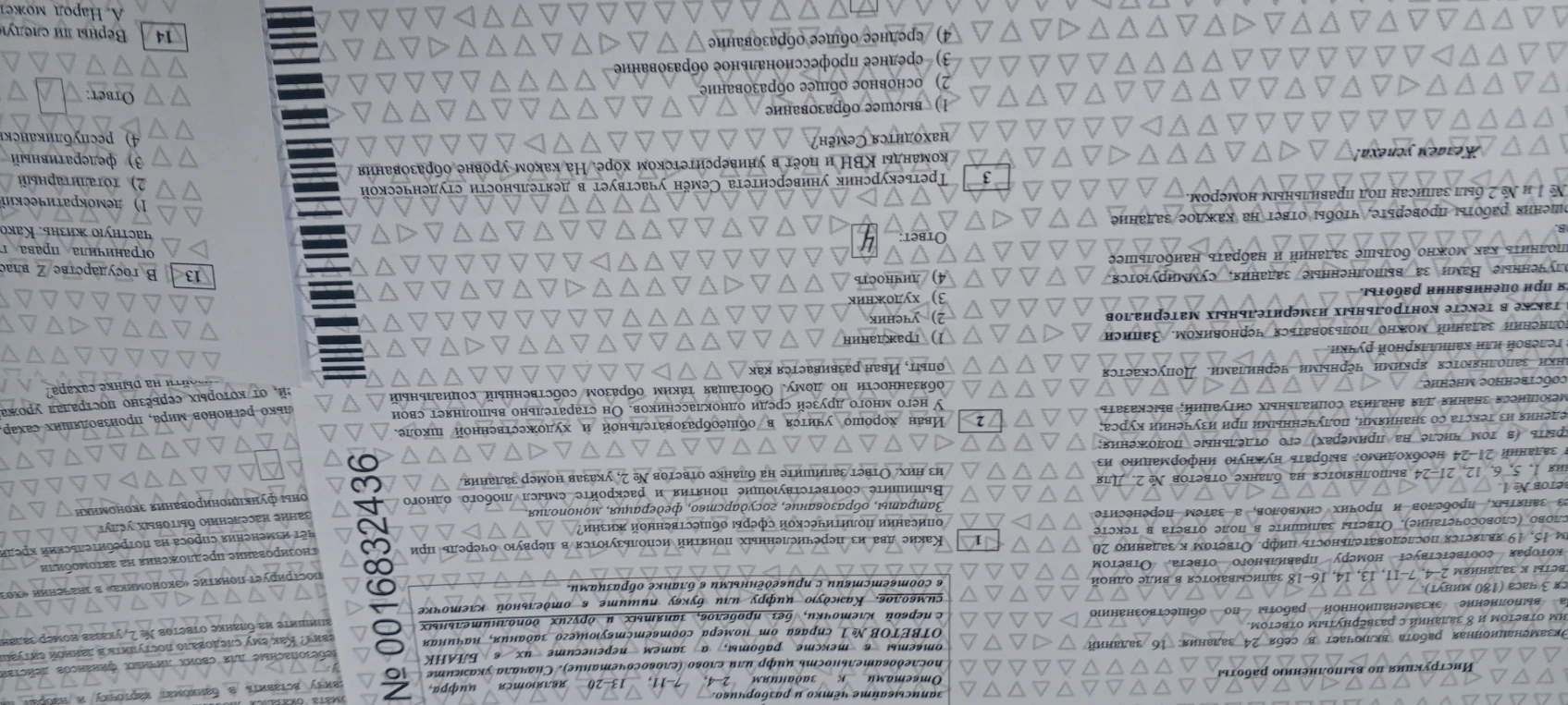 Иван хорошо учится в общеобразовательной и художественной школе. У него много друзей среди одноклассников. Он старательно выполняет свои обязанности по дому. Обогащая таким образом собственный социальный опыт, Иван развивается как...