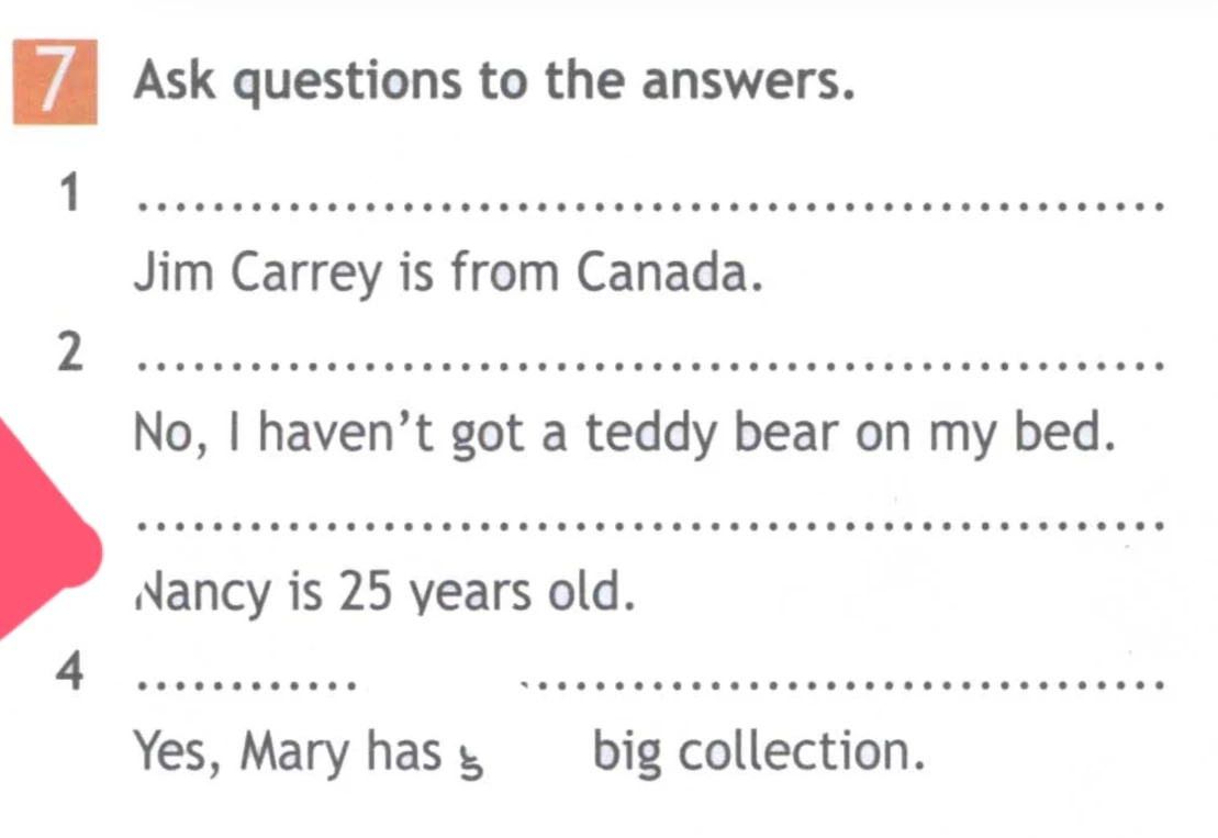 7 Ask questions to the answers.