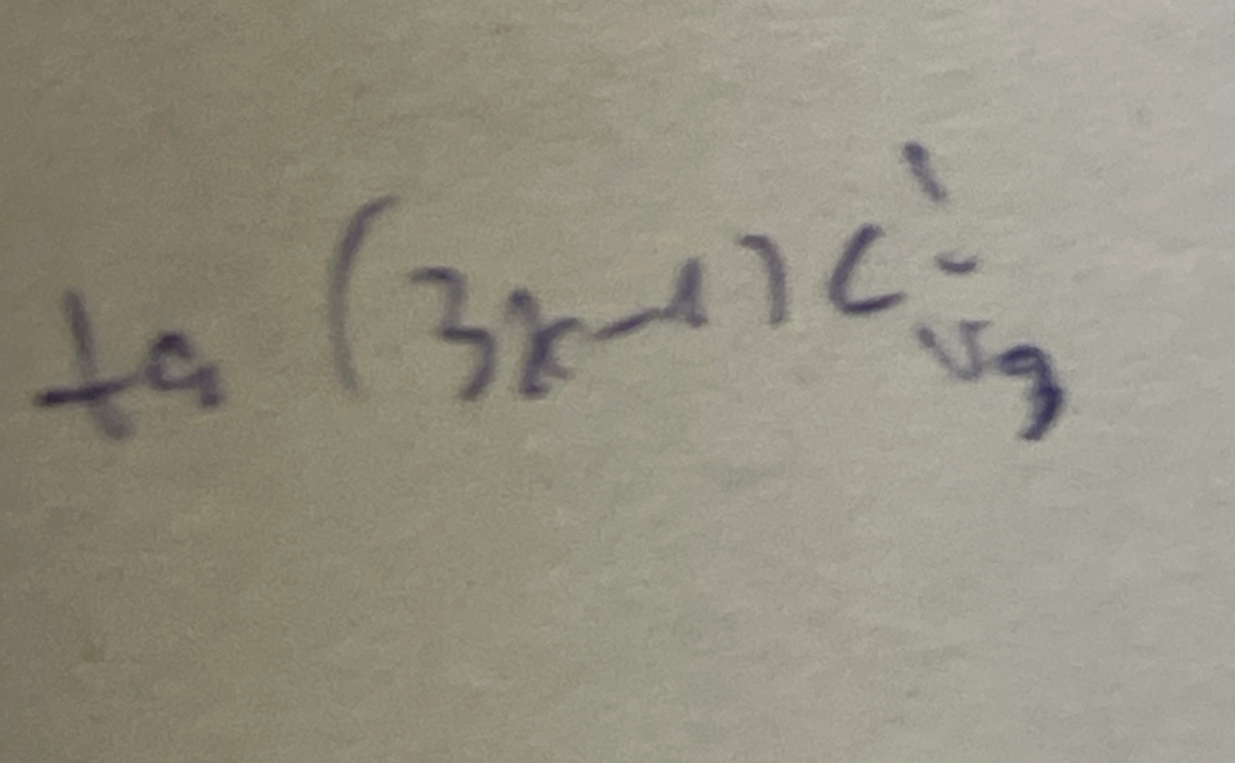 tg(3x - 1) = √3