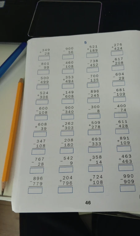 349 + 28