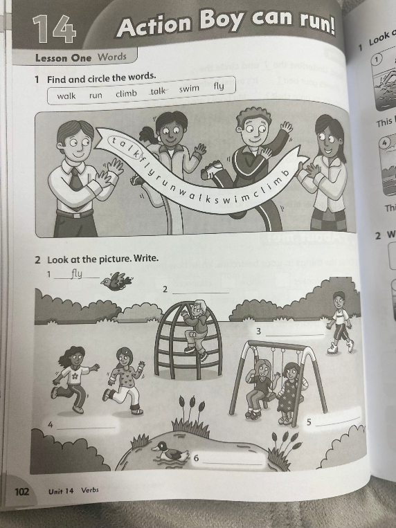Look at the picture. Write.