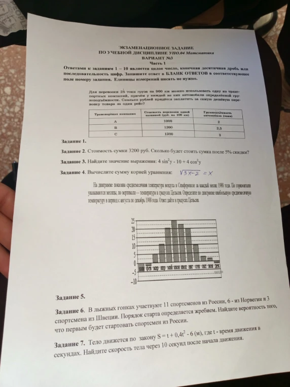 Стоимость сумки 3200 руб. Сколько будет стоить сумка после 5% скидки?