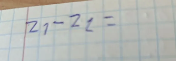 z1 - z1 =