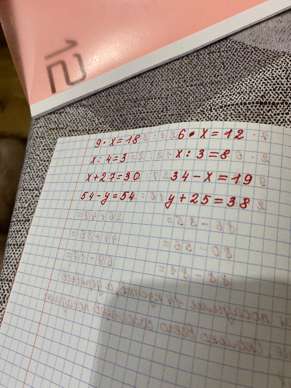 9 · x = 18