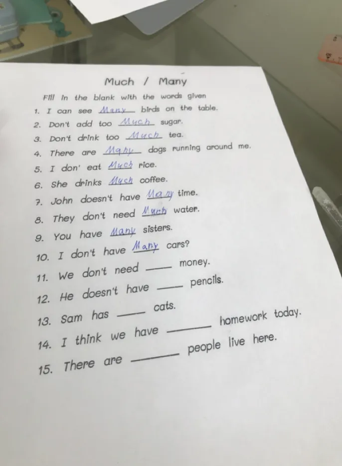 Fill in the blank with the words given