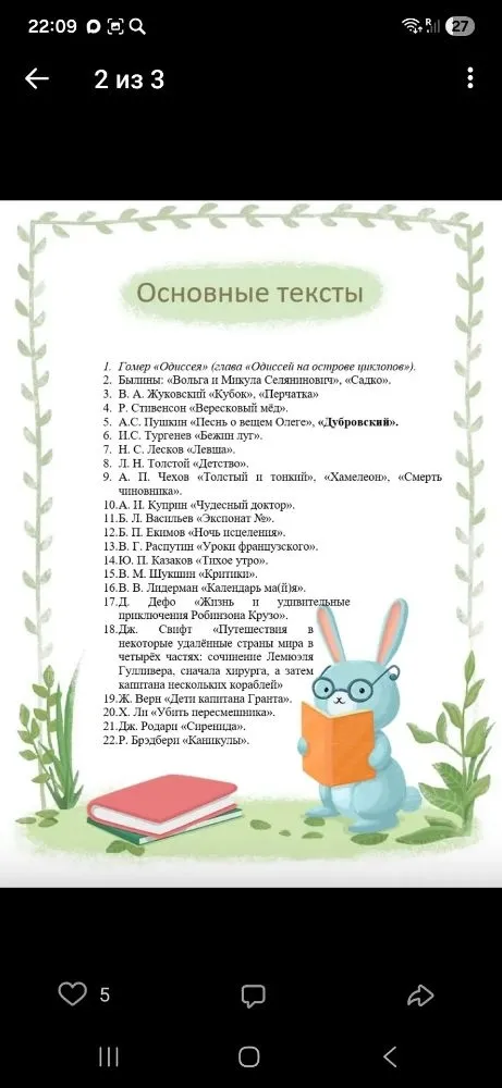 Недостаточно данных для решения: пожалуйста, уточни, что именно нужно сделать со списком литературы (например, написать краткое содержание, проанализировать произведение и т.д.).