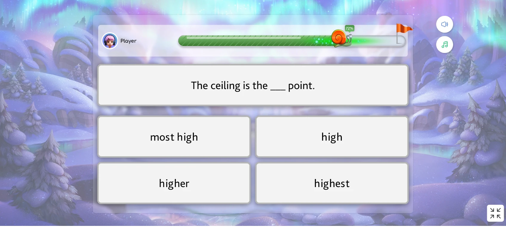 The ceiling is the ___ point.