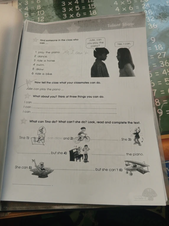 Find someone in the class who can ...