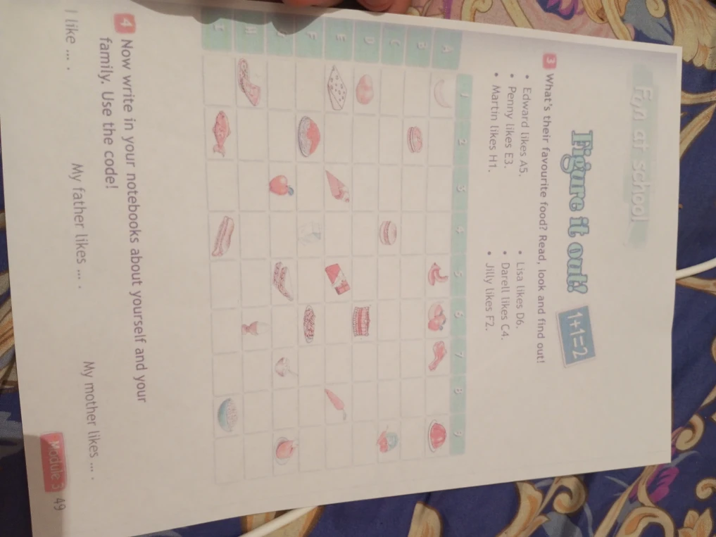 What's their favourite food? Read, look and find out!