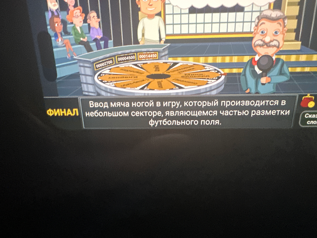 Ввод мяча ногой в игру, который производится в небольшом секторе, являющемся частью разметки футбольного поля.