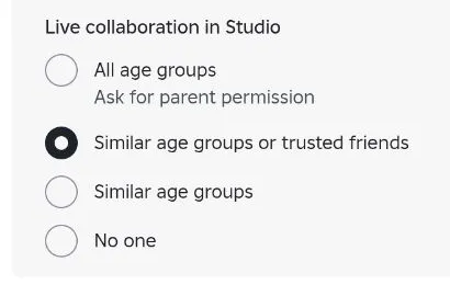 Live collaboration in Studio