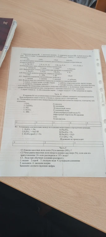 А16. Вместо знака ? в уравнении реакции Zn + 2H2SO4 (конц.) = ZnSO4 + ? + 2H2O откуда поставит