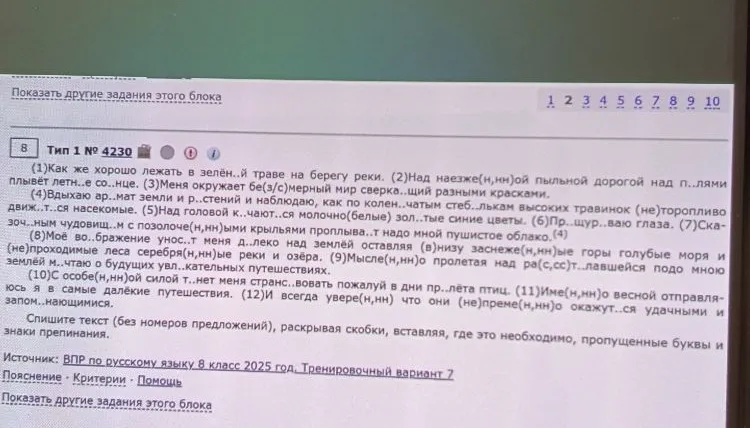 Спишите текст (без номеров предложений), раскрывая скобки, вставляя, где это необходимо, пропущенные буквы и знаки препинания.