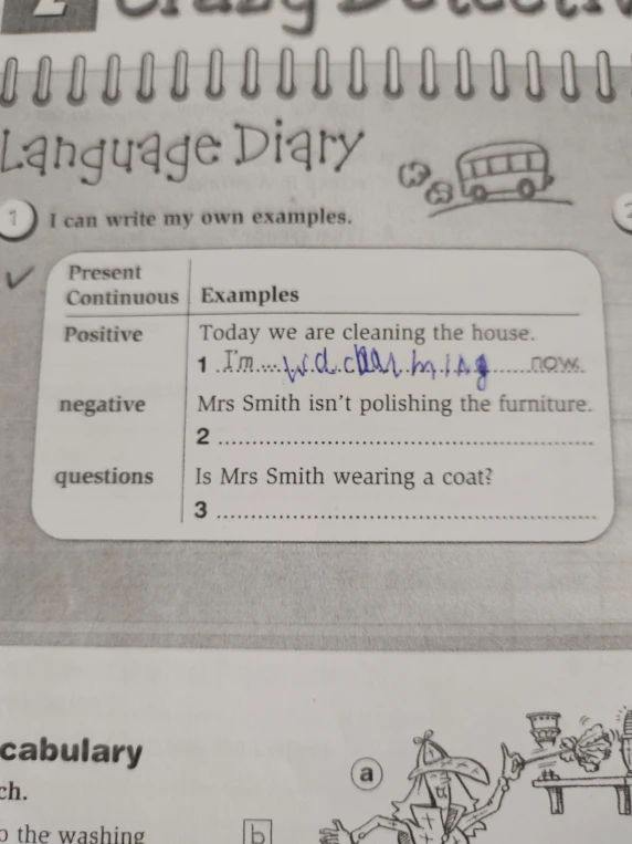 I can write my own examples.