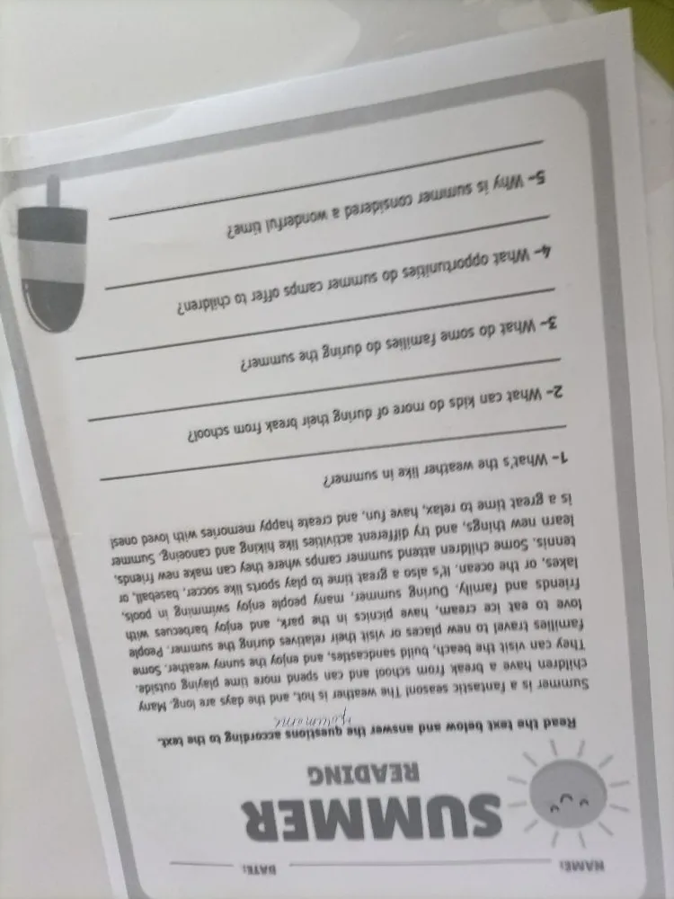 Read the text below and answer the questions according to the text.