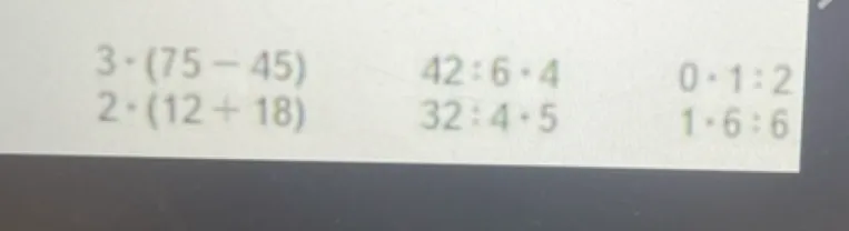 3 * (75 - 45)