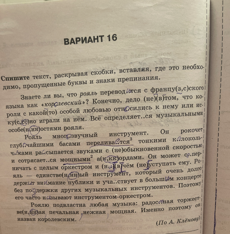 Спишите текст, раскрывая скобки, вставляя, где это необходимо, пропущенные буквы и знаки препинания.