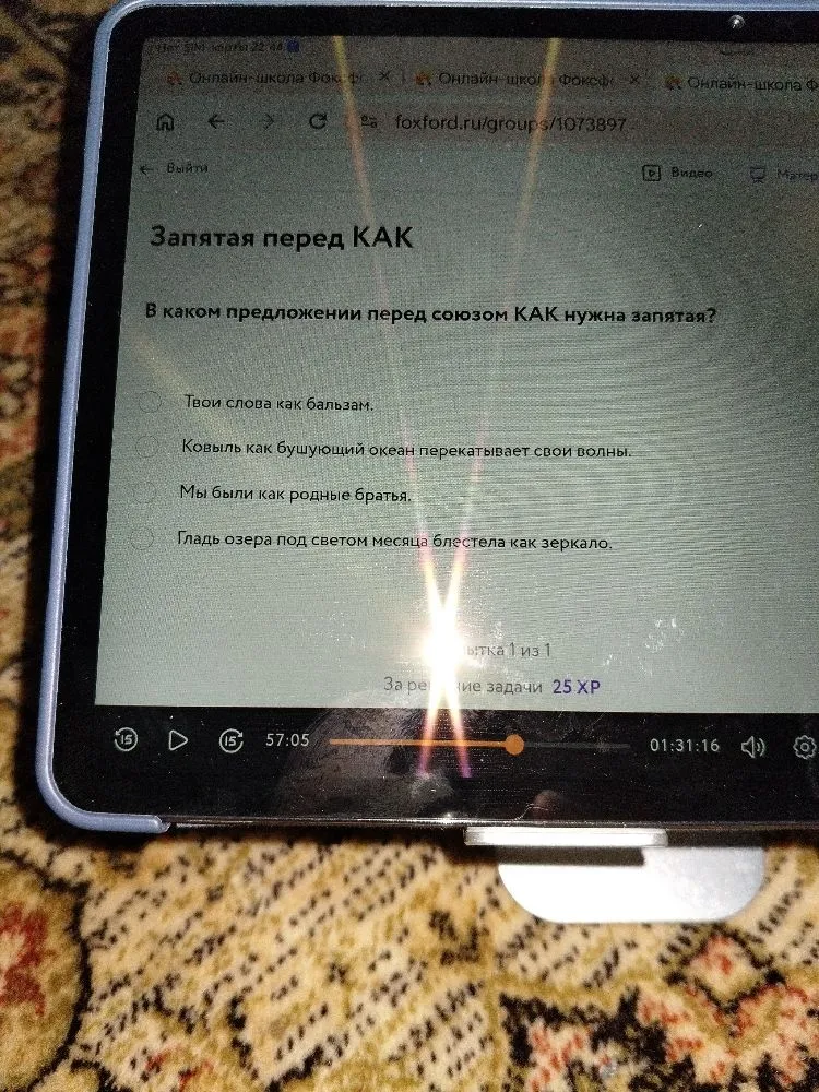 В каком предложении перед союзом КАК нужна запятая?