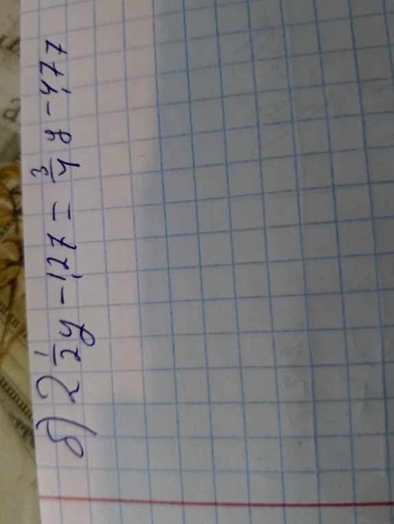 2 1/2 y - 127 = 3/4 y - 477