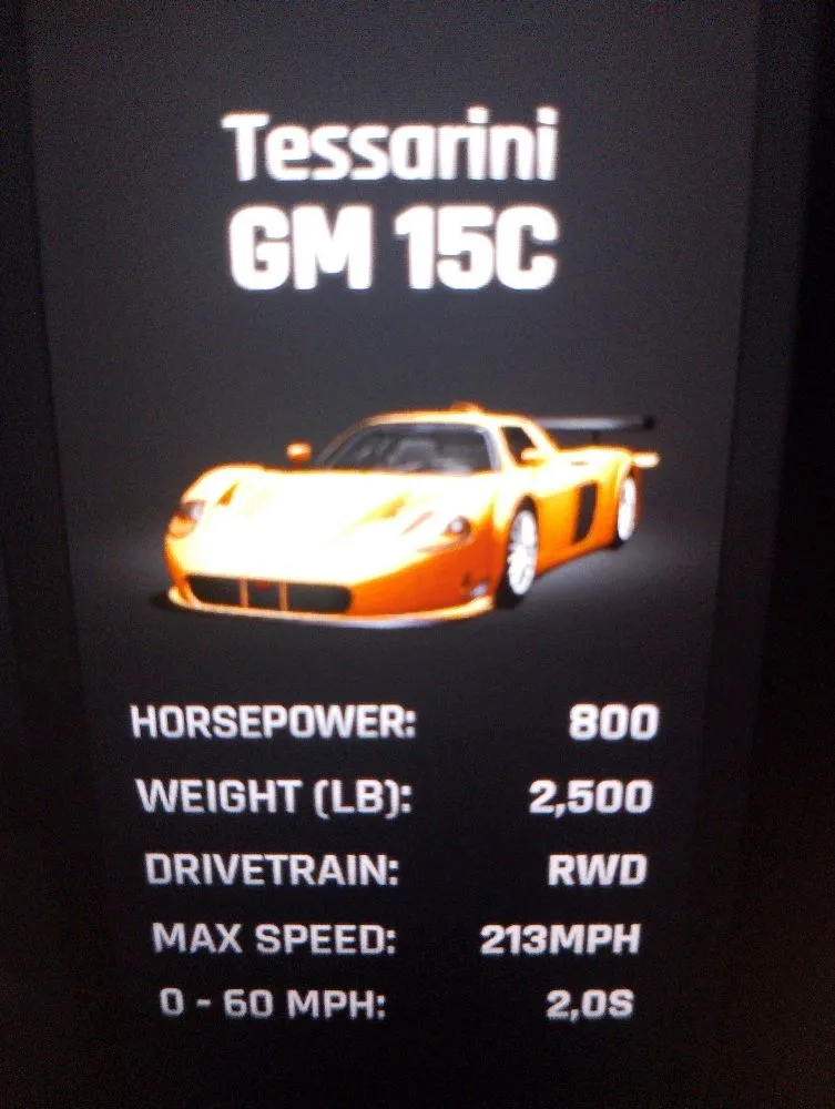 Сравнение характеристик двух автомобилей: Baguette MT990 SP и Tessarini GM 15C.