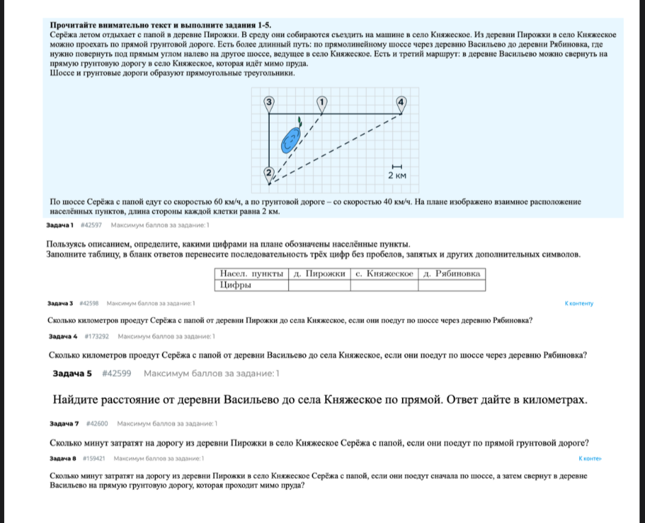 Прочитайте внимательно текст и выполните задания 1-5.