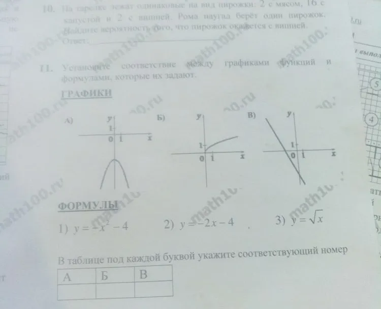 10. На тарелке лежат одинаковые на вид пирожки: 2 с мясом, 16 с капустой и 2 с вишней. Рома наугад берёт один пирожок. Найдите вероятность того, что пирожок окажется с вишней.