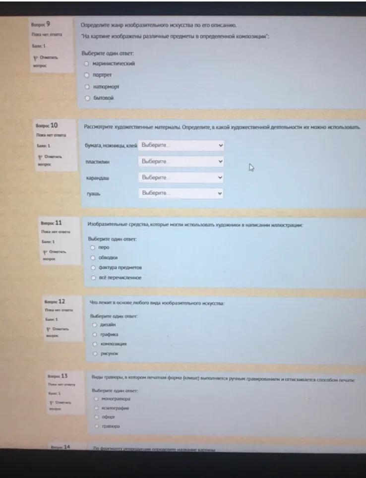 Определите жанр изобразительного искусства по его описанию.