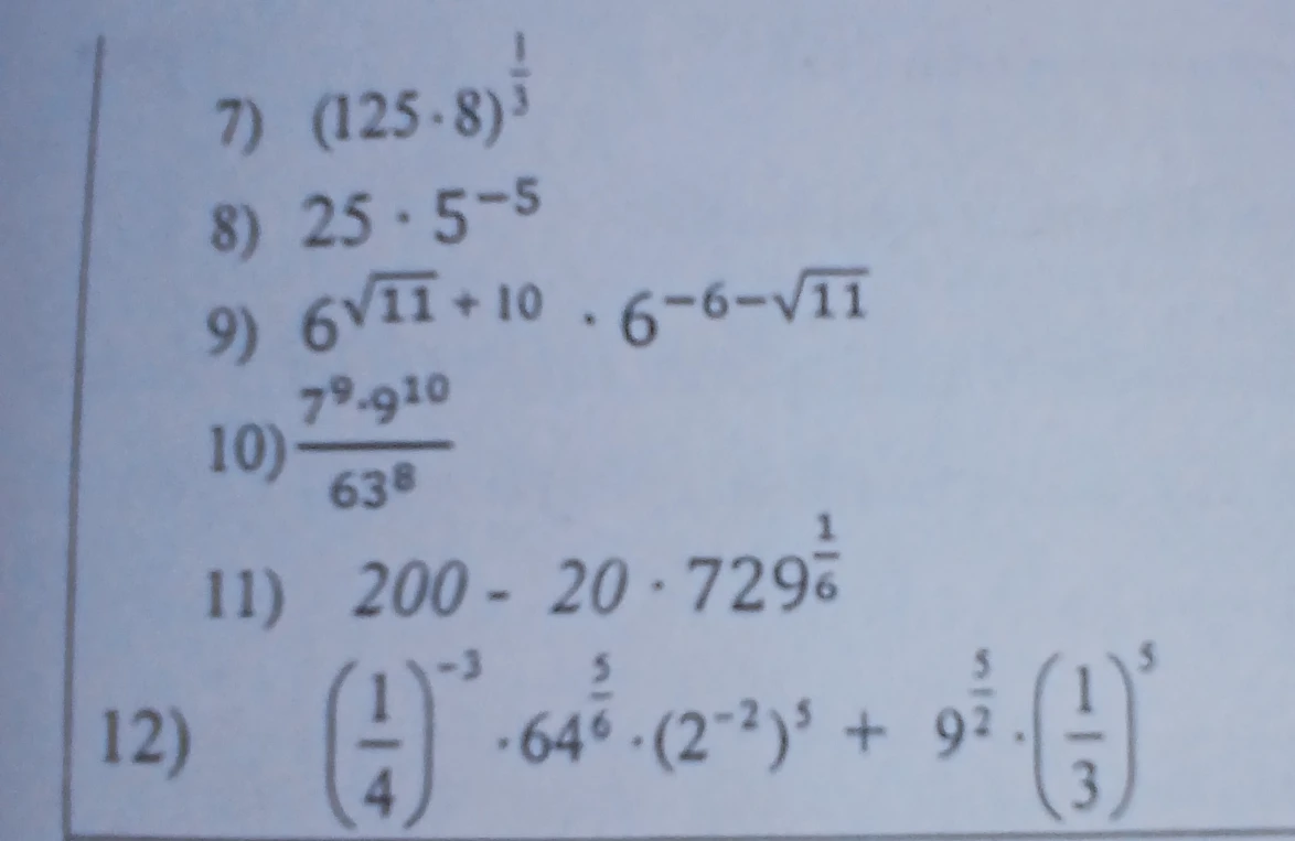 7) (125·8)1/3