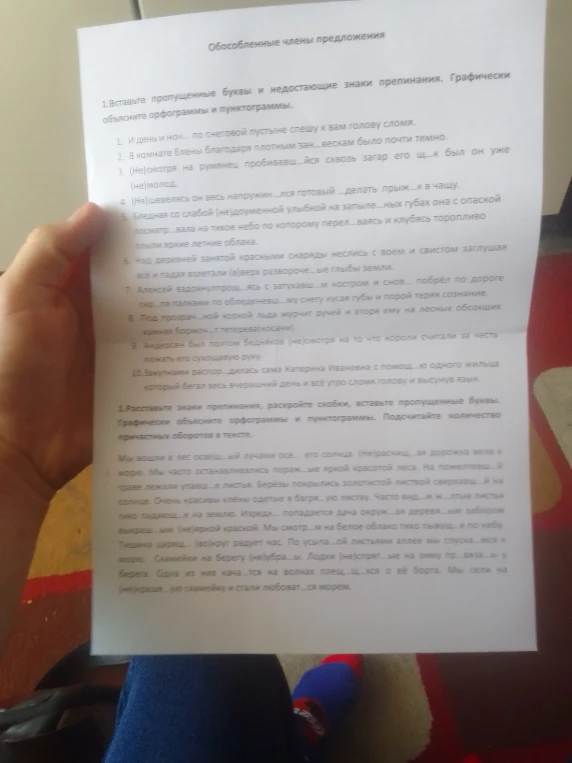 Вставьте пропущенные буквы и недостающие знаки препинания. Графически объясните орфограммы и пунктограммы.