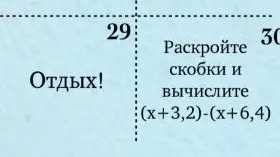 Раскройте скобки и вычислите (x+3,2)-(x+6,4)