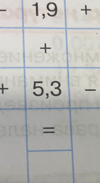 1,9 + 5,3 =