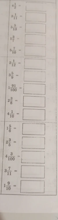 4 1/2 =