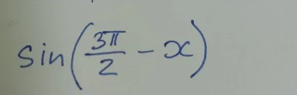 sin(3π/2 - x)