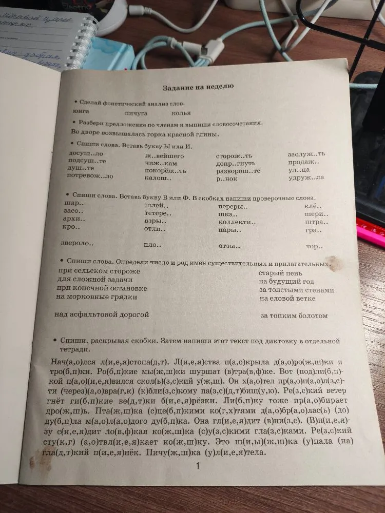 Сделай фонетический анализ слов. юнга пичуга колья