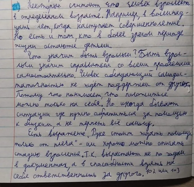 Проверка краткого изложения (сжатого изложения) по тексту М. Шигаповой: анализ смысла, пунктуации и оценивание по критериям 9 класса.