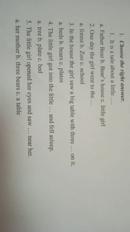 Choose the right answer.