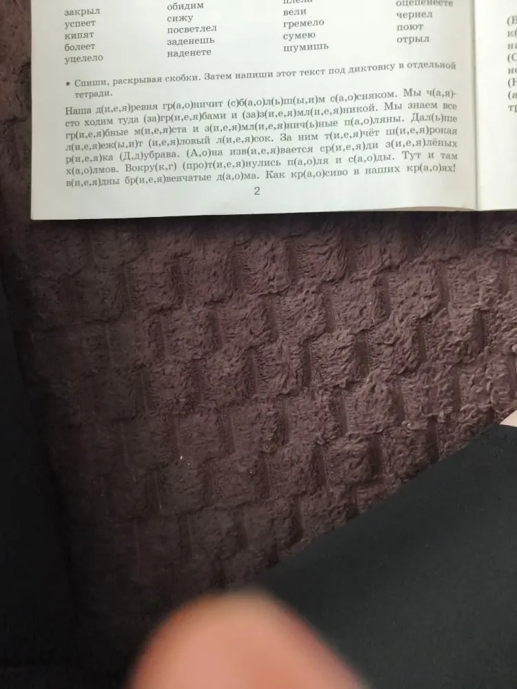 Спиши, раскрывая скобки.