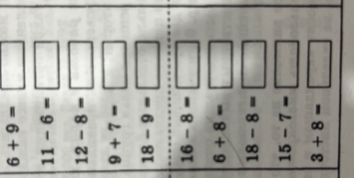 6 + 9 =