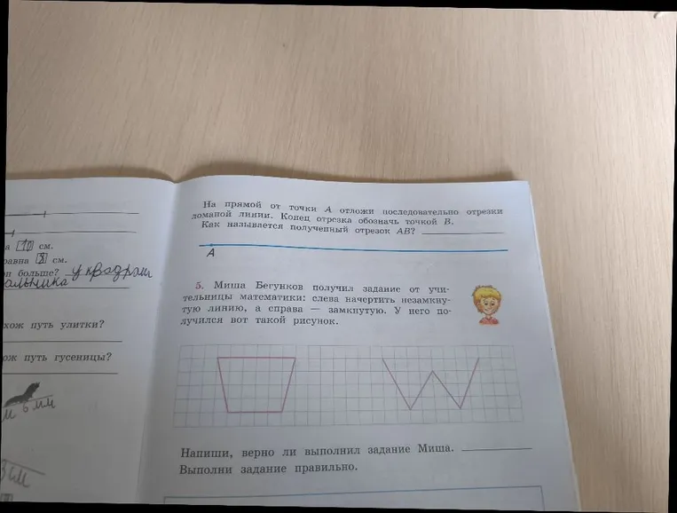 Напиши, верно ли выполнил задание Миша.