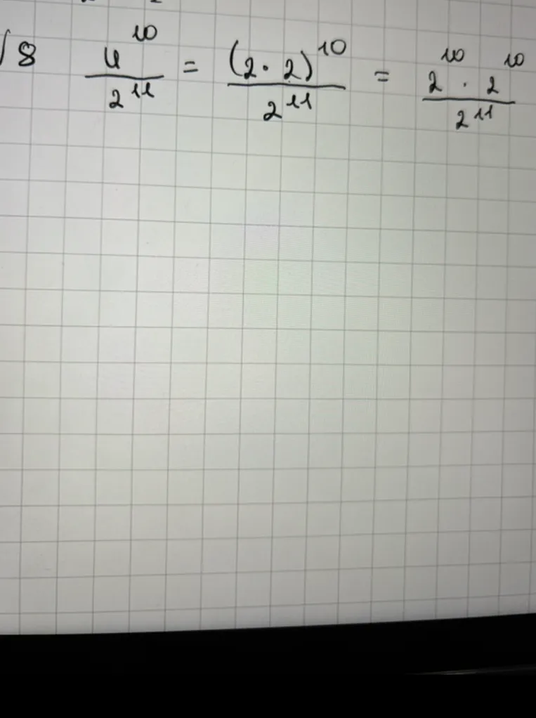 4^10 / 2^11