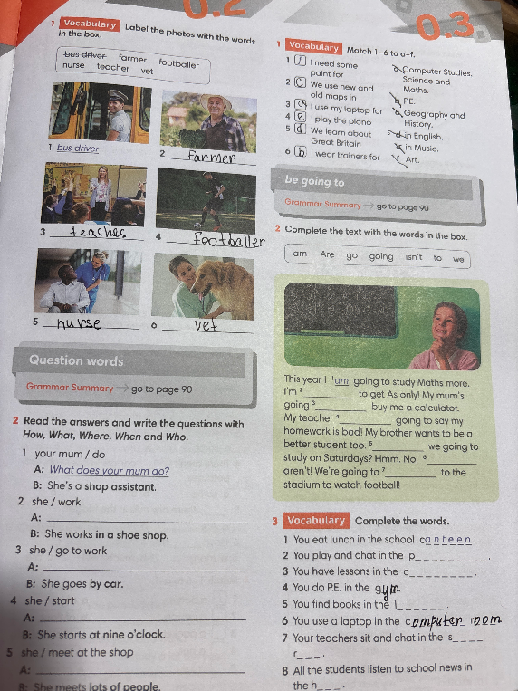 Complete the text with the words in the box.
