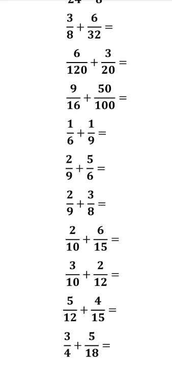 3/8 + 6/32 =