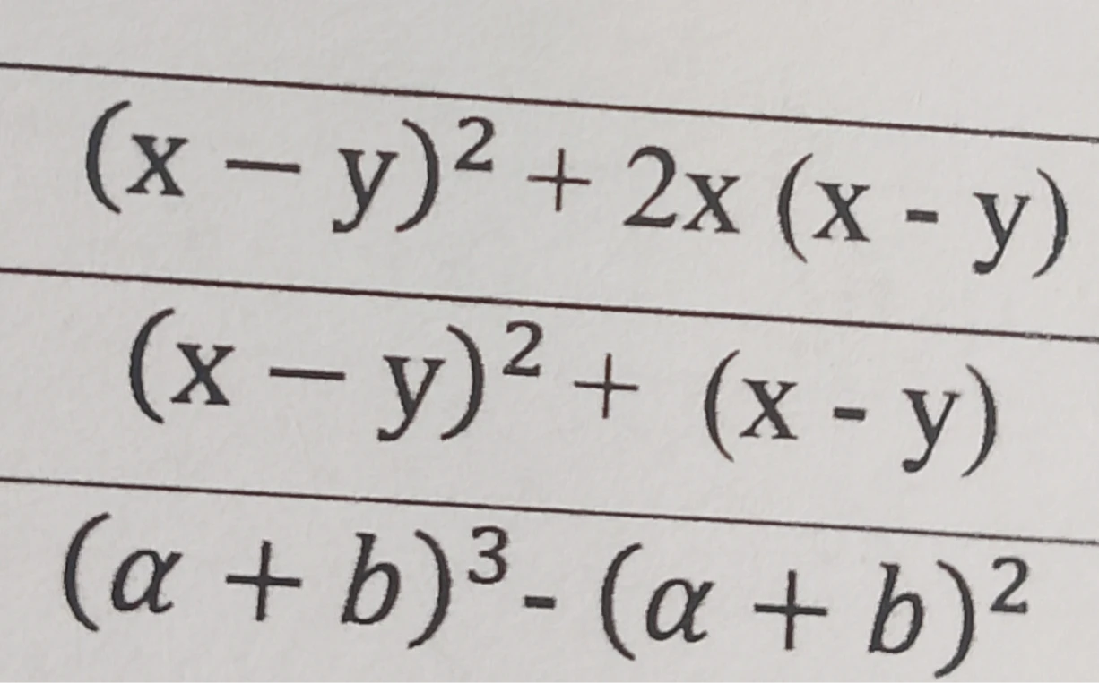 (x - y)^2 + 2x (x - y)