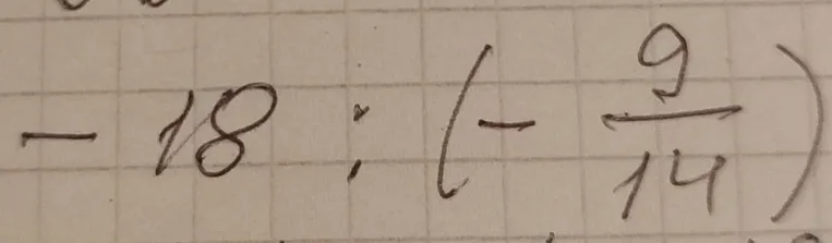 -18 : (- 9/14)