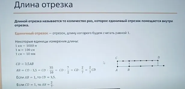 Длина отрезка